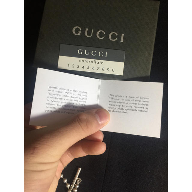 Gucci(グッチ)のgucci ブレスレット シェーンヌダルク 925 メンズのアクセサリー(ブレスレット)の商品写真