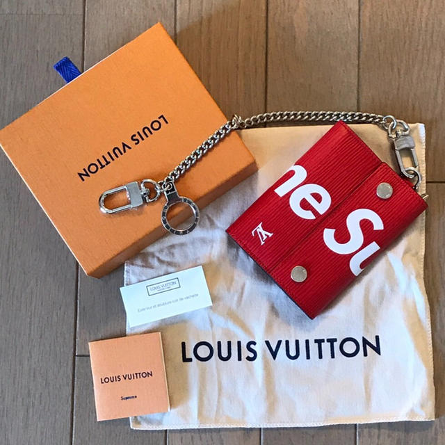 Supreme Louis vuitton  キーチェーンウォレット 財布