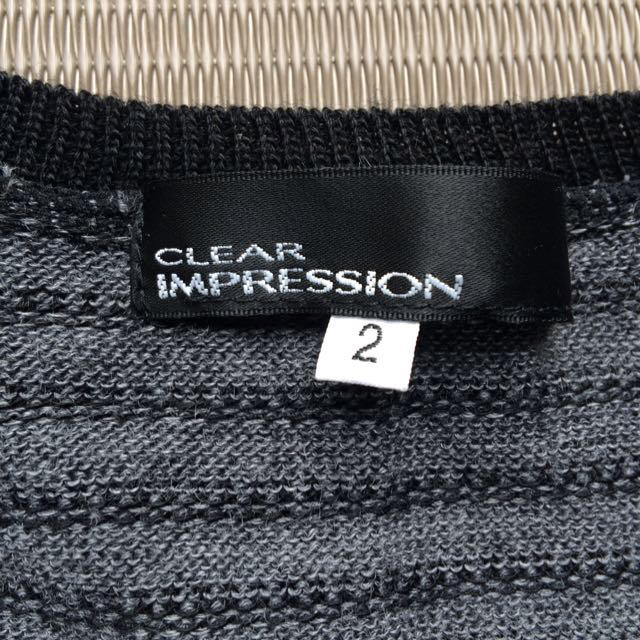 CLEAR IMPRESSION(クリアインプレッション)の【新品】クリアインプレッション☆ニット レディースのトップス(カットソー(半袖/袖なし))の商品写真