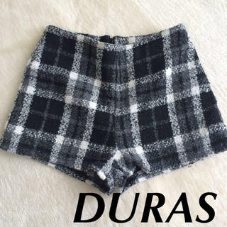 デュラス(DURAS)のDURAS チェック柄ショートパンツ(ショートパンツ)