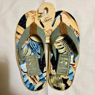 アイランドスリッパ(ISLAND SLIPPER)の【新品・未使用品】ISLAND SLIPPER◆ハワイ限定デザイン/サイズ6(ビーチサンダル)