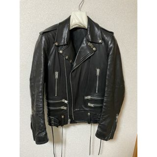 サンローラン(Saint Laurent)のサンローラン SAINT LAURENT ダブルライダース(ライダースジャケット)