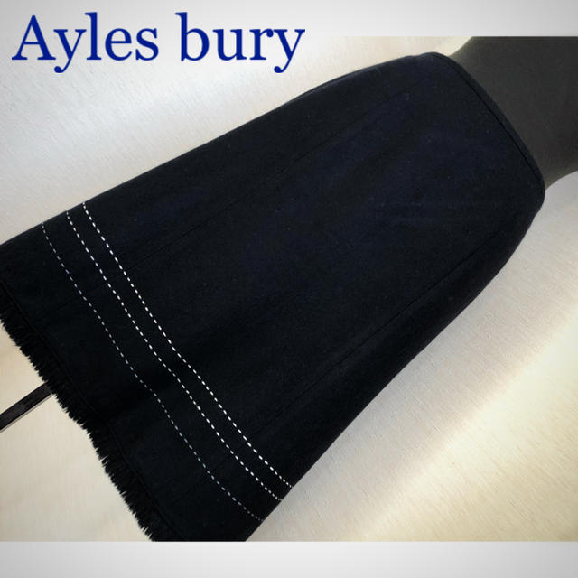 Aylesbury(アリスバーリー)の美品☆アリスバーリー＊アンゴラ混 暖かスカート9号 レディースのスカート(ひざ丈スカート)の商品写真