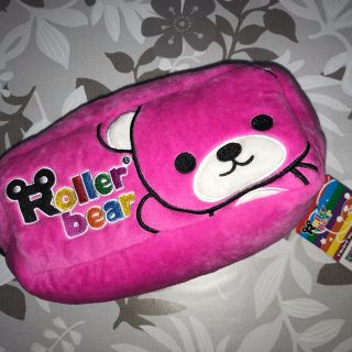 キスマイフットツー(Kis-My-Ft2)のキスマイ Rollerbear スクエアポーチ ピンク 藤ヶ谷(アイドルグッズ)