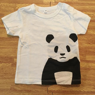 ムジルシリョウヒン(MUJI (無印良品))の無印良品 パンダTシャツ 80(Ｔシャツ)