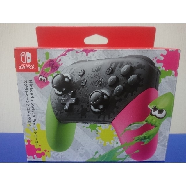 プロコントローラー スプラトゥーン ニンテンドースイッチ