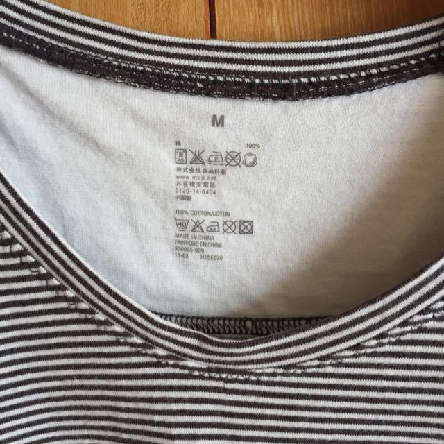 MUJI (無印良品)(ムジルシリョウヒン)のMUJI◆ボーダーTシャツ レディースのトップス(Tシャツ(半袖/袖なし))の商品写真