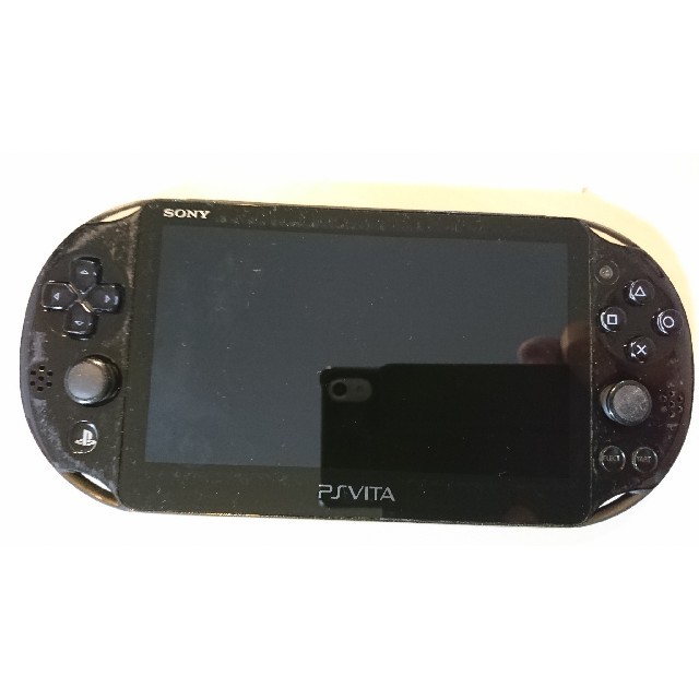 PlayStation Vita(プレイステーションヴィータ)の専用 プレイステーションvita2000 ブラック wifiモデル エンタメ/ホビーのゲームソフト/ゲーム機本体(携帯用ゲーム機本体)の商品写真