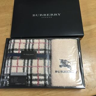 バーバリー(BURBERRY)の【箱付き】バーバリー フェイスタオル・ウォッシュタオル(タオル/バス用品)