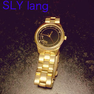 スライラング(SLY LANG)のSLY lang☆ノベルティー腕時計(腕時計)
