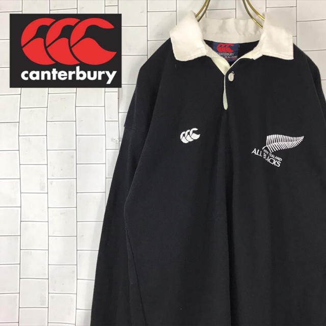 Canterbury カンタベリー オールブラックス ポロシャツ ラガーシャツ | フリマアプリ ラクマ