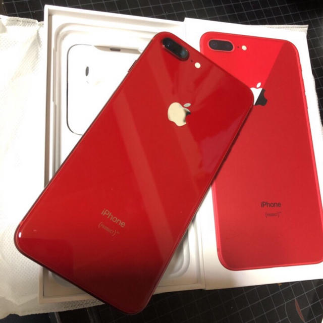 iPhone - 未使用に近いiPhone8plus simフリー256GB Red