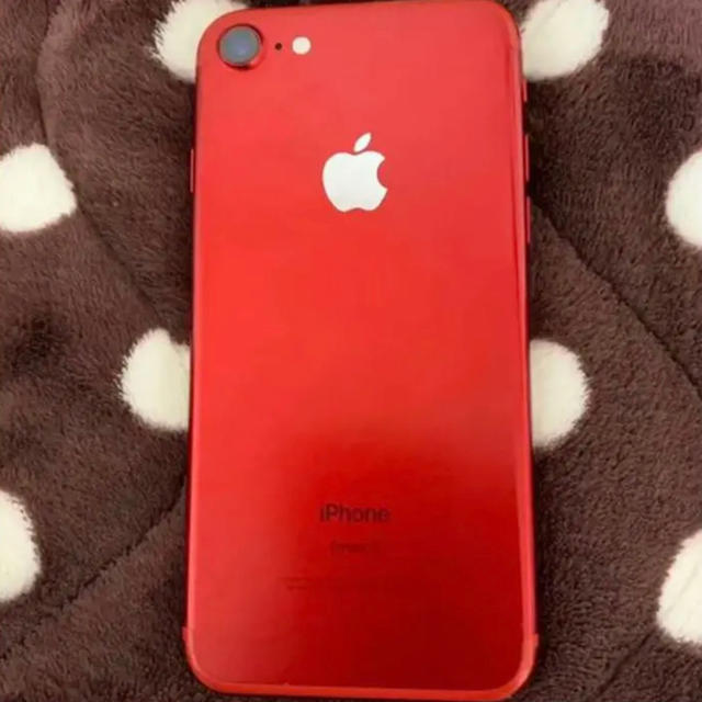 iPhone 7 Red 128 GB Softbankスマートフォン/携帯電話