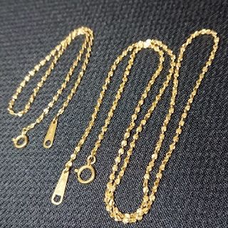 ジュエリーツツミ(JEWELRY TSUTSUMI)のK18✨ネックレスとブレスレット🇯🇵750(ネックレス)