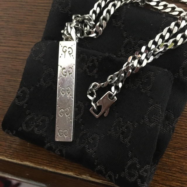 Gucci(グッチ)のゆう様専用GUCCI ネックレス ゴースト シルバー メンズのアクセサリー(ネックレス)の商品写真