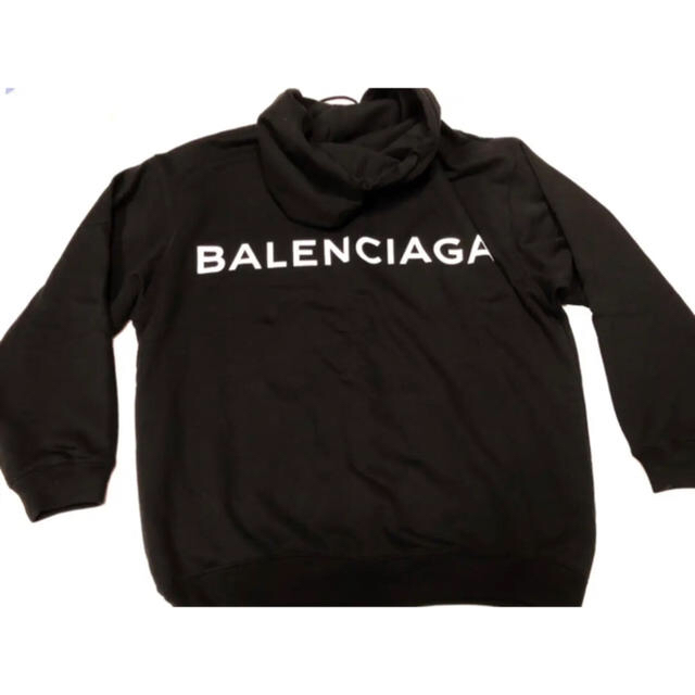 最適な材料 Balenciaga ロゴフーディ 格安 サイズS BALENCIAGA