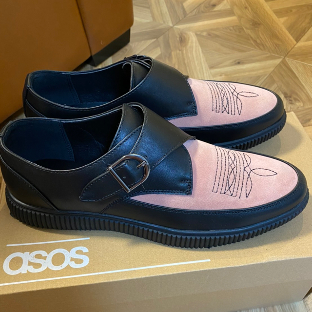 asos(エイソス)のツートーンカラー メンズ ブーツ メンズの靴/シューズ(ブーツ)の商品写真