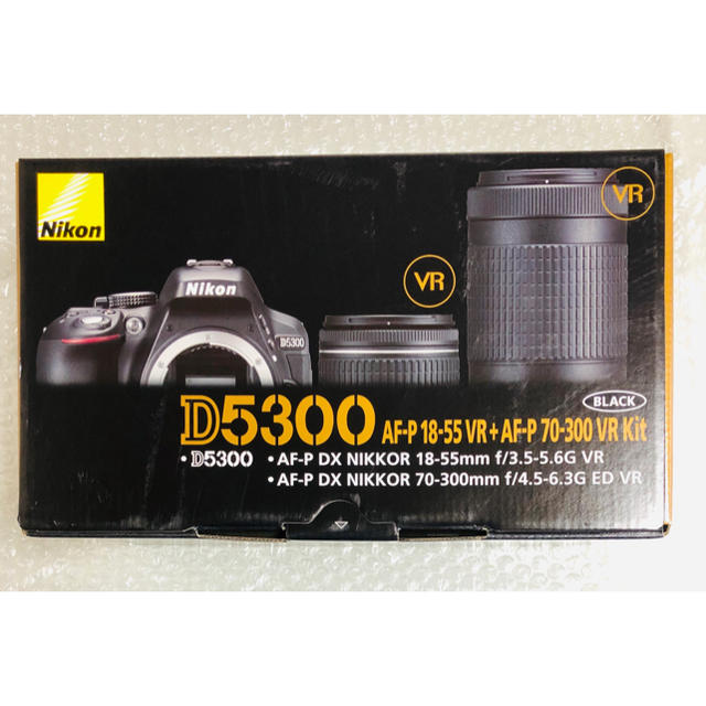 送料込】 Nikon - ☆新品☆ D5300 AF-P ダブルズームキット デジタル