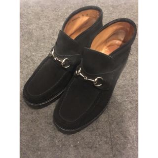 グッチ(Gucci)のGUCCI ビットモカシン スエードブーツ(ブーツ)