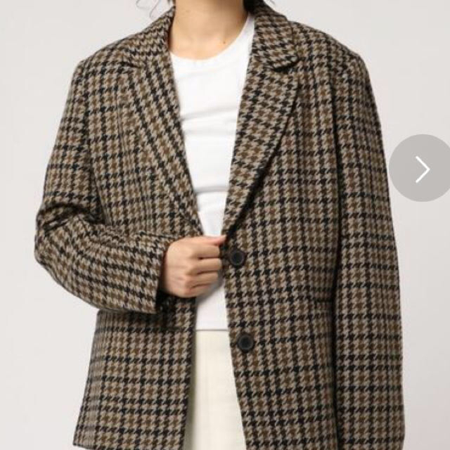 moussy(マウジー)のmoussy CHECK ジャケット 新品未使用タグ付き レディースのジャケット/アウター(テーラードジャケット)の商品写真