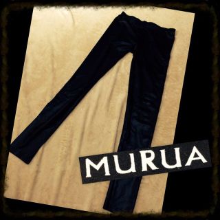 ムルーア(MURUA)のMURUA レザー風レギンス(レギンス/スパッツ)