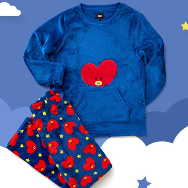 bt21 TATA パジャマ　サイズᒪ