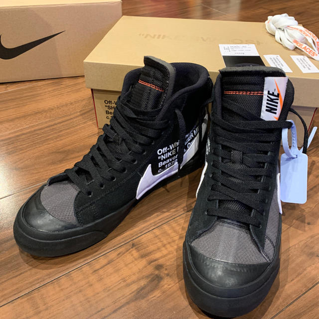 本物 NIKE off-white blazer ブレーザー オフホワイト