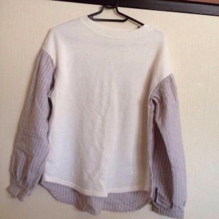 ダブルクローゼット(w closet)の切り替えトップス✳︎(シャツ/ブラウス(長袖/七分))