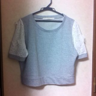 シップス(SHIPS)のスウェット素材トップス(Tシャツ(長袖/七分))