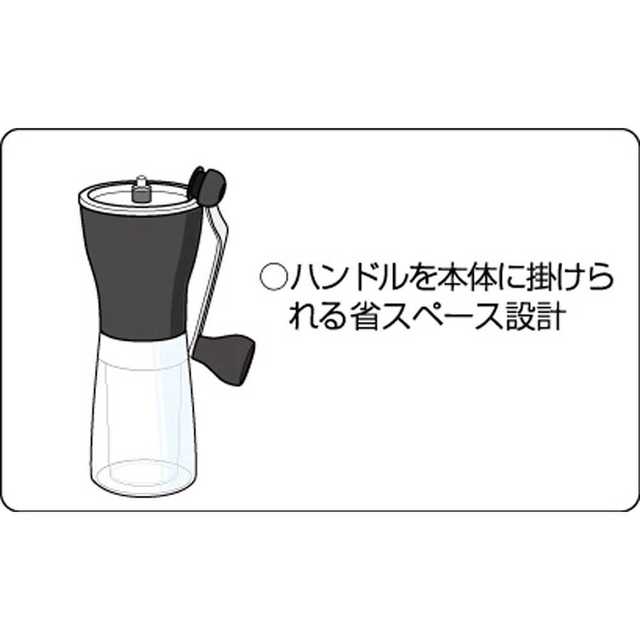 手挽き コーヒーミル ・ セラミック スリム スマホ/家電/カメラの調理家電(電動式コーヒーミル)の商品写真