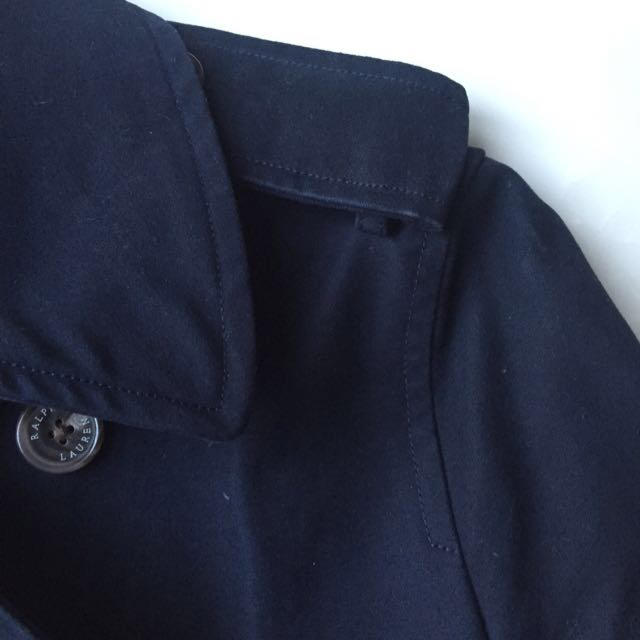 POLO RALPH LAUREN(ポロラルフローレン)のラルフ紺色 トレンチコート レディースのジャケット/アウター(トレンチコート)の商品写真