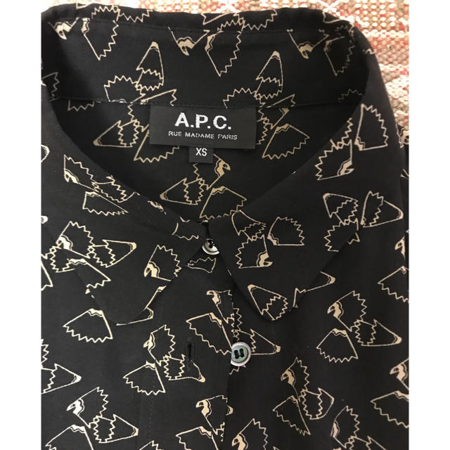 A.P.C(アーペーセー)の即完売 美品 A.P.C.  シルク シャツ エルメス レディースのトップス(シャツ/ブラウス(長袖/七分))の商品写真