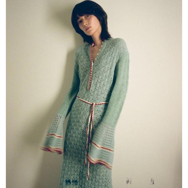 世界的に mame - マメ mame kurogouchi2018AW クロシェニット