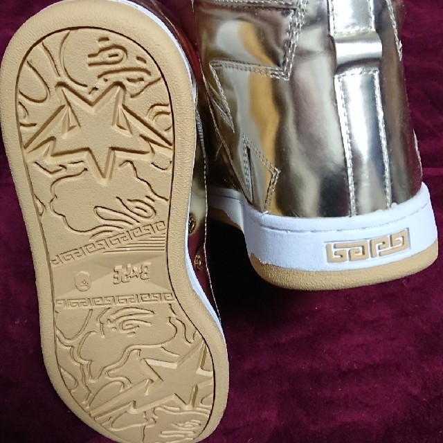 A BATHING APE(アベイシングエイプ)の【27cm】A BATHING APE エイプ スニーカー(ゴールド) メンズの靴/シューズ(スニーカー)の商品写真