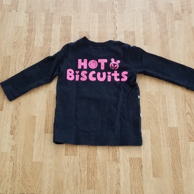 HOT BISCUITS(ホットビスケッツ)のベビー長袖ティーシャツ キッズ/ベビー/マタニティのベビー服(~85cm)(Ｔシャツ)の商品写真