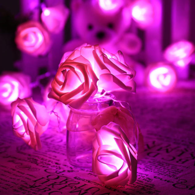 小ぶりな花束 ローズフラワー バラのledライト ルームランプ ピンクの通販 By ねぎとろ ラクマ