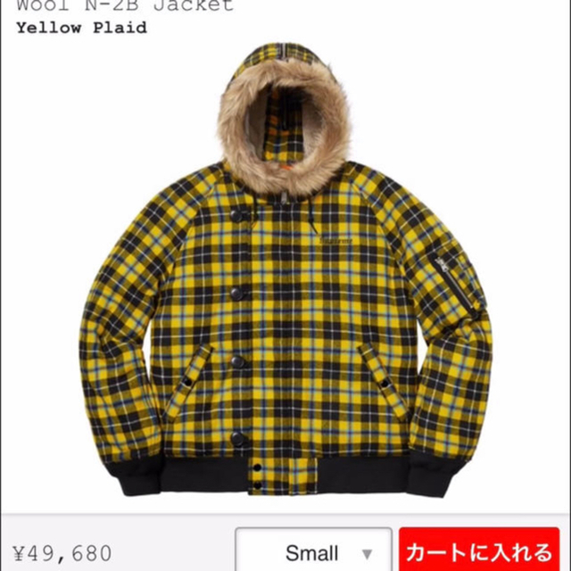 ダウンジャケットsupreme wool N-2B jacket