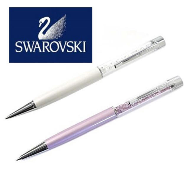 SWAROVSKI(スワロフスキー)のSWAROVSKI スワロフスキー ペン 2本セット 5146335  インテリア/住まい/日用品の文房具(ペン/マーカー)の商品写真
