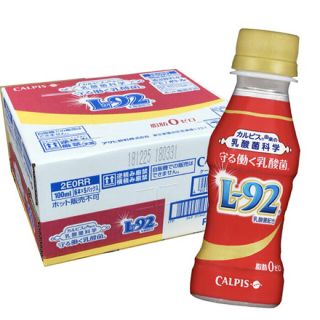 アサヒ(アサヒ)のCALPIS L-92乳酸菌 100ml×30本(ソフトドリンク)