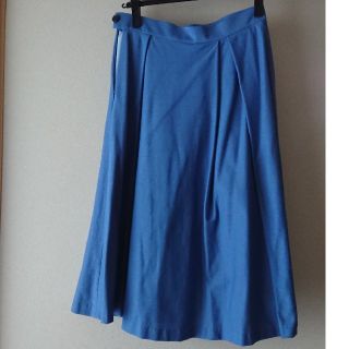 ヒューマンウーマン(HUMAN WOMAN)のHUMAN WOMAN ブルーのスカート(ひざ丈スカート)