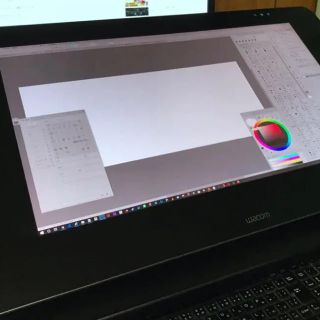 ワコム(Wacom)のCintiq 27QHD touch DTH-2700/K0(PC周辺機器)