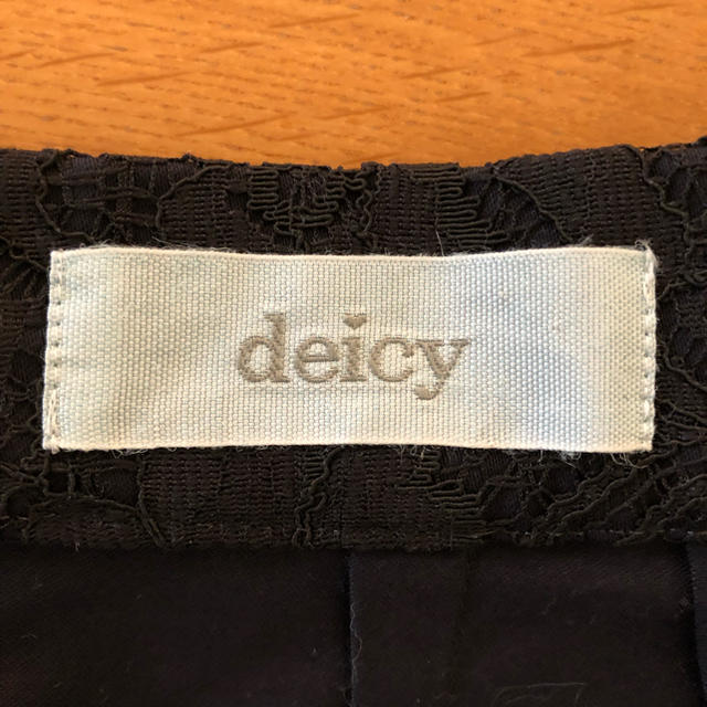 deicy(デイシー)の【りんこ様専用】deicy レースタイトスカート【黒】 レディースのスカート(ひざ丈スカート)の商品写真