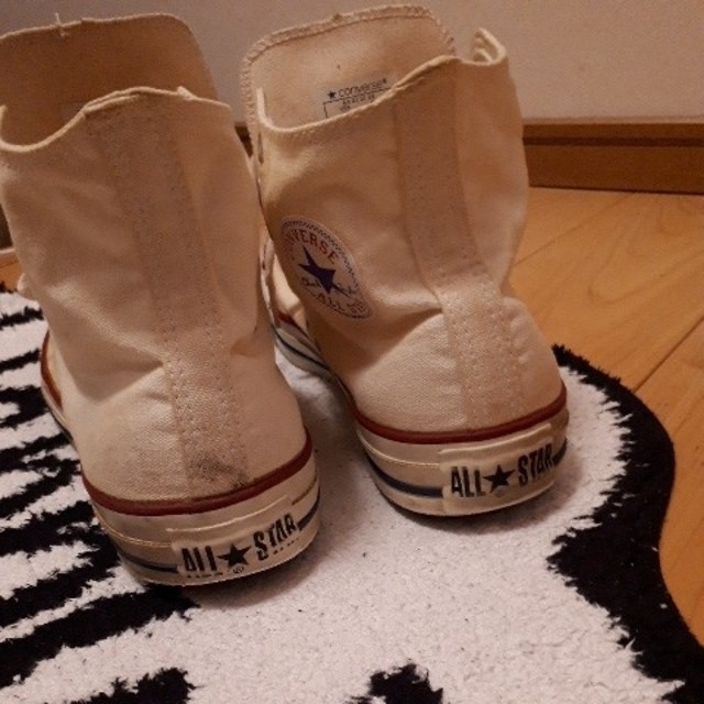 CONVERSE(コンバース)の☆CONVERSEオールスター　☆ハイカット　☆白(きなり)　28cm メンズの靴/シューズ(スニーカー)の商品写真