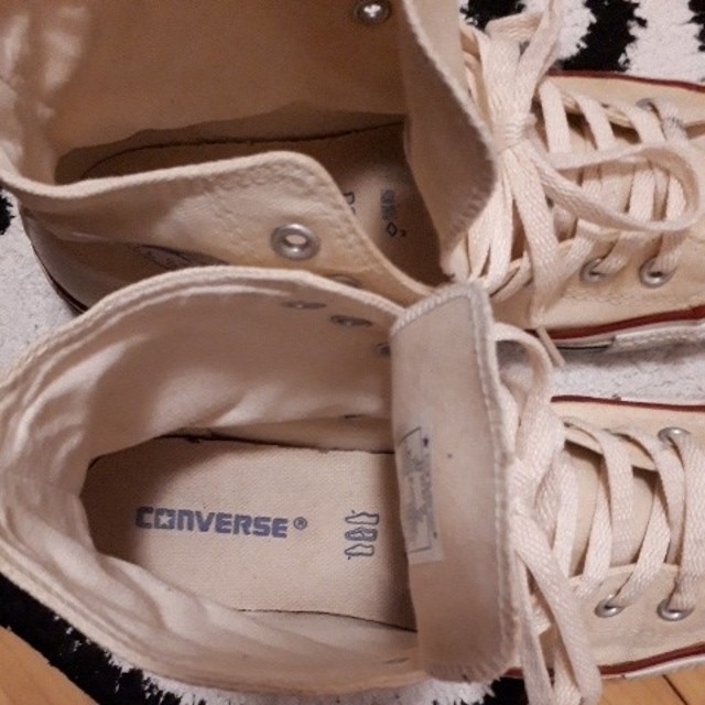 CONVERSE(コンバース)の☆CONVERSEオールスター　☆ハイカット　☆白(きなり)　28cm メンズの靴/シューズ(スニーカー)の商品写真