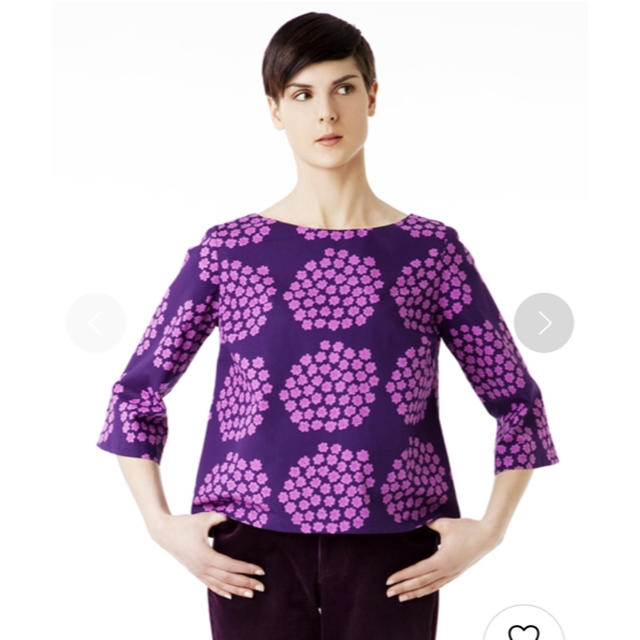 marimekko(マリメッコ)のmarimekko puketti シャツ 34 ブラウス トップス レディースのトップス(シャツ/ブラウス(長袖/七分))の商品写真