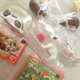 バンダイ(BANDAI)のワンちゃんフィギュア【リトルバディ】＊セットで★(犬)