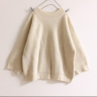 ユナイテッドアローズ(UNITED ARROWS)の【Elle  様専用】 roku 6  白ニット(ニット/セーター)