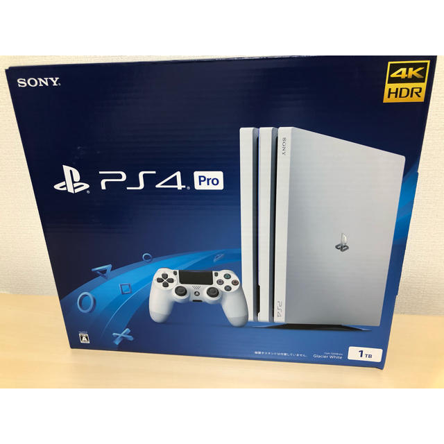 PlayStation Pro グレイシャー・ホワイト 1TB (CUH-7200BB02) プレイステーション4（PS4）