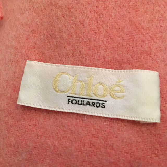 Chloe(クロエ)のクロエ  カシミヤ 大判 マフラー レディースのファッション小物(マフラー/ショール)の商品写真