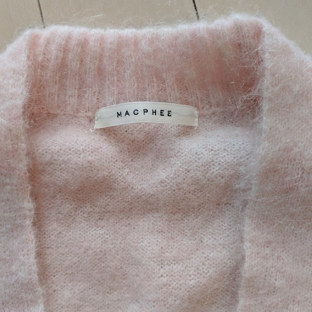 MACPHEE(マカフィー)のマカフィー　モヘヤセーター　ピンク レディースのトップス(ニット/セーター)の商品写真